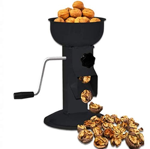 Hand crank walnut cracker - crank,