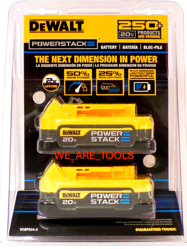 Dewalt twin pack - dcbp034-2, 1.7