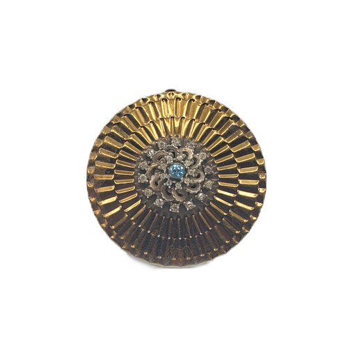 Vintage round gold sunburst - vintage,